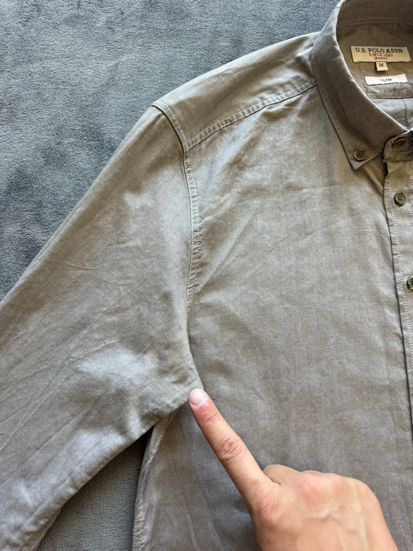 (M) U.S Polo Assn. USPA мъжка риза (петна)