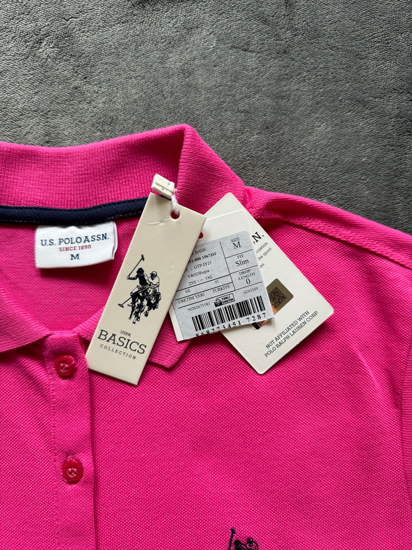 (M) (ДАМСКО) U.S Polo Assn. USPA Polo Shirt