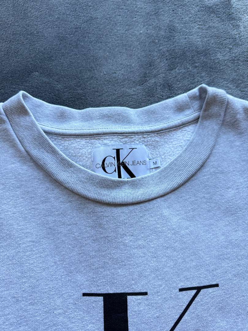 (S) Calvin Klein Crewneck Sweatshirt (по етикет М но отговаря на S)