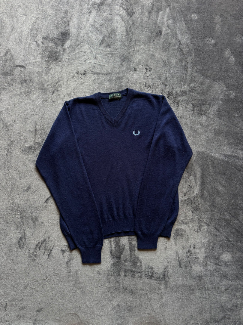 (ДАМСКО) (S) Fred Perry вълнен пуловер (няма забележки)