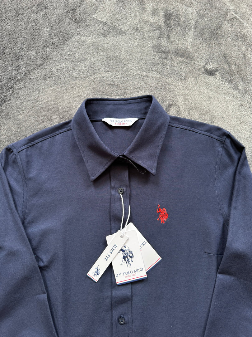 (ДАМСКО) (S) U.S Polo Assn. USPA Slim Fit Shirt