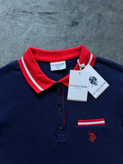 (ДАМСКО) (XS) U.S Polo Assn. USPA дамска поло тениска