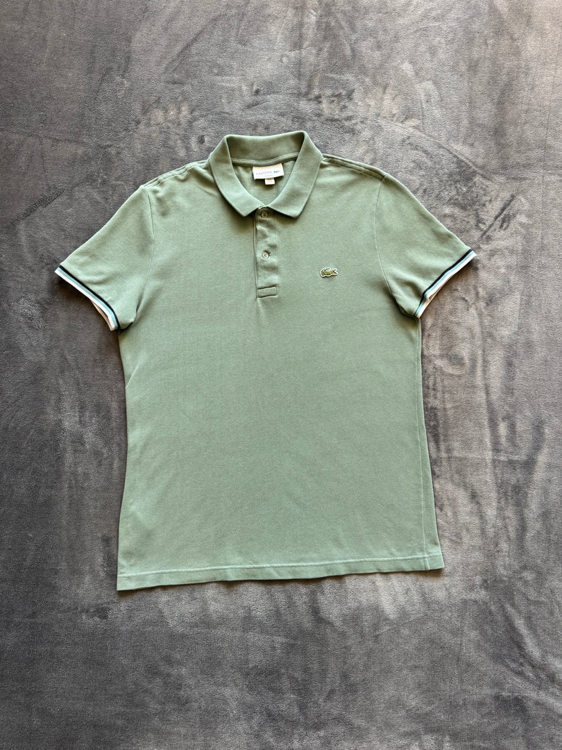 (ЗАБЕЛЕЖКИ) (M) Lacoste мъжка поло тениска (дупчици)