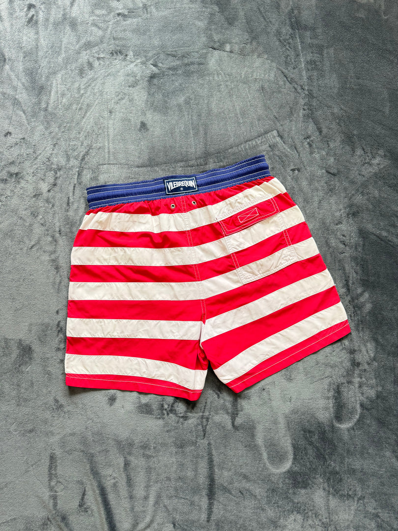 (XL) Vilebrequin American Flag Swim Shorts