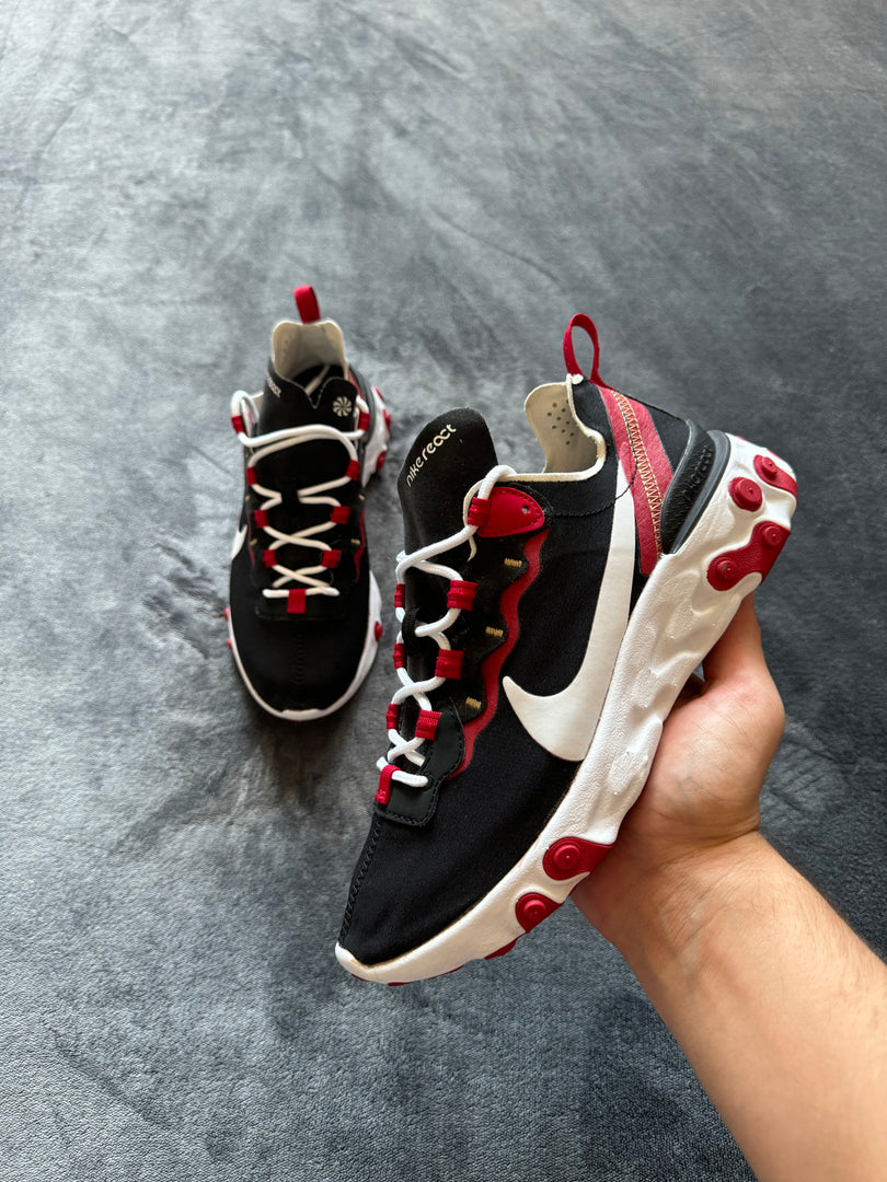 (38) Nike React Element 55 Gym Red Shoes