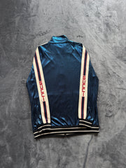 (УНИСЕКС) (S) Authentic Gucci Logo Stripes горнище (забележка последни две снимки)