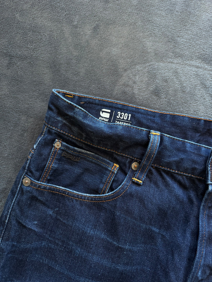 (M) G-Star RAW 3301 Tapered мъжки дънки / долнище (W32 / L32)
