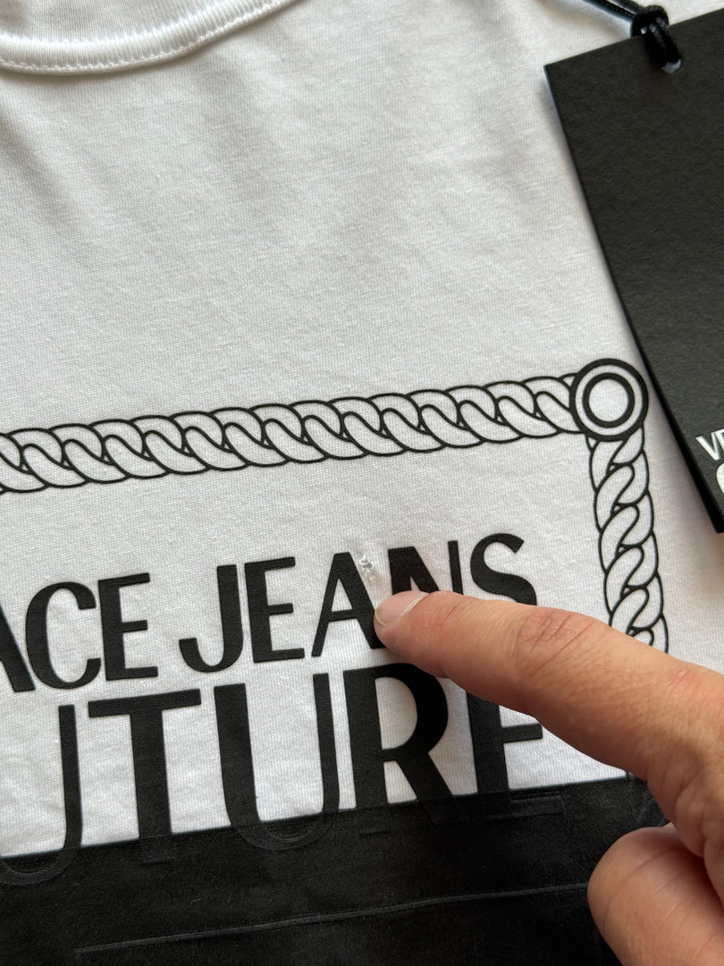 (НОВО) (M) Versace Jeans Couture мъжка тениска (ЗАБЕЛЕЖКА НА 3ТА СНИМКА)