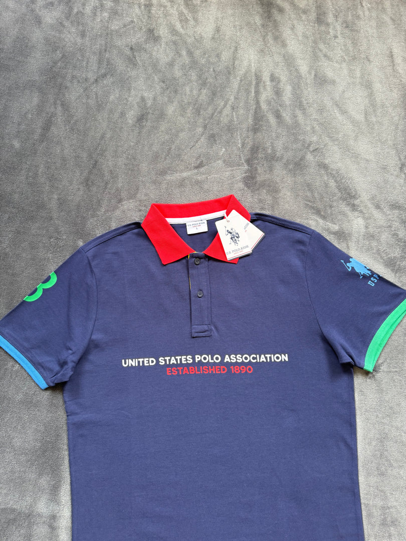 (L) U.S Polo Assn. USPA Polo Shirt