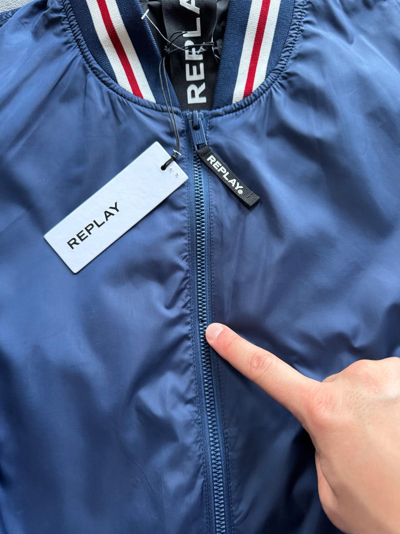 (M) Replay Nylon Jacket (липсва зъбче на ципа / работи перфектно)