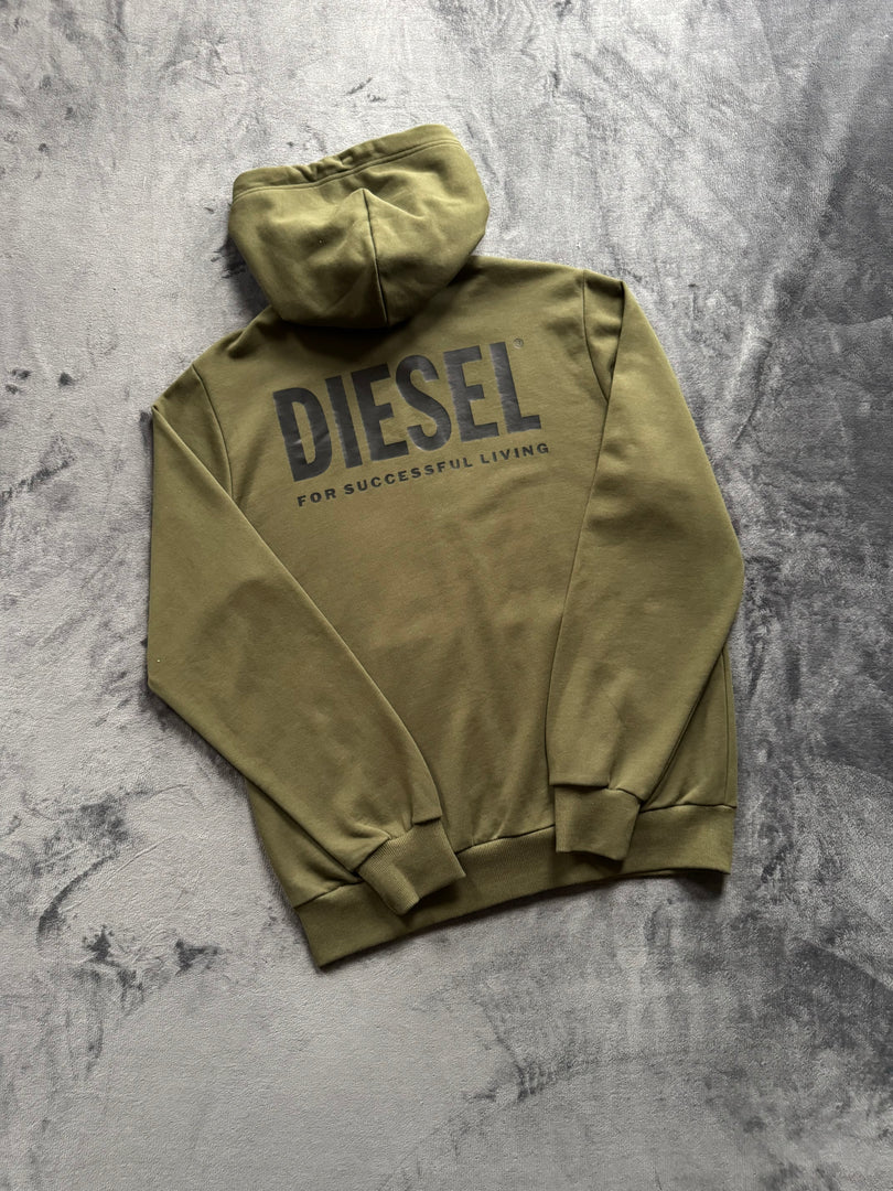 (L) DIESEL Only The Brave Zip Up Hoodie (по етикет М но отговаря на L)