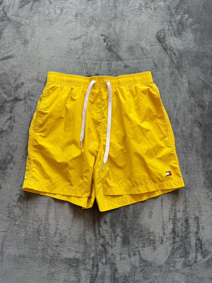 (ЗАБЕЛЕЖКА) (M) Tommy Hilfiger мъжки плувни шорти (ДУПКА ОТЗАД)