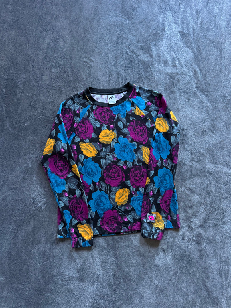 (ДАМСКО) (S) Nike Floral Crewneck Sweatshirt