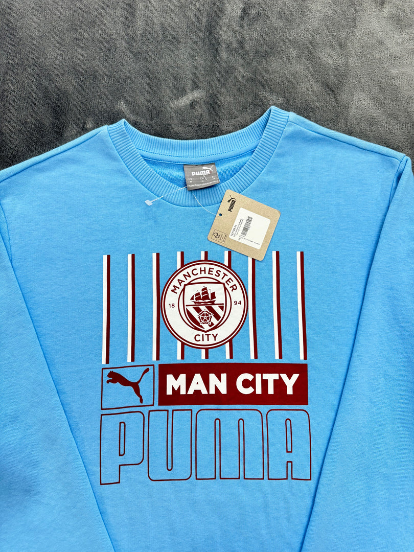 (M) Puma x Manchester City Crewneck