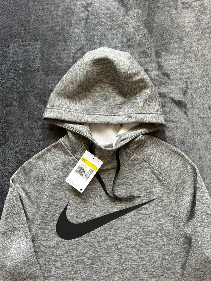 (L) Nike Swoosh Therma Fit Fleece Hoodie