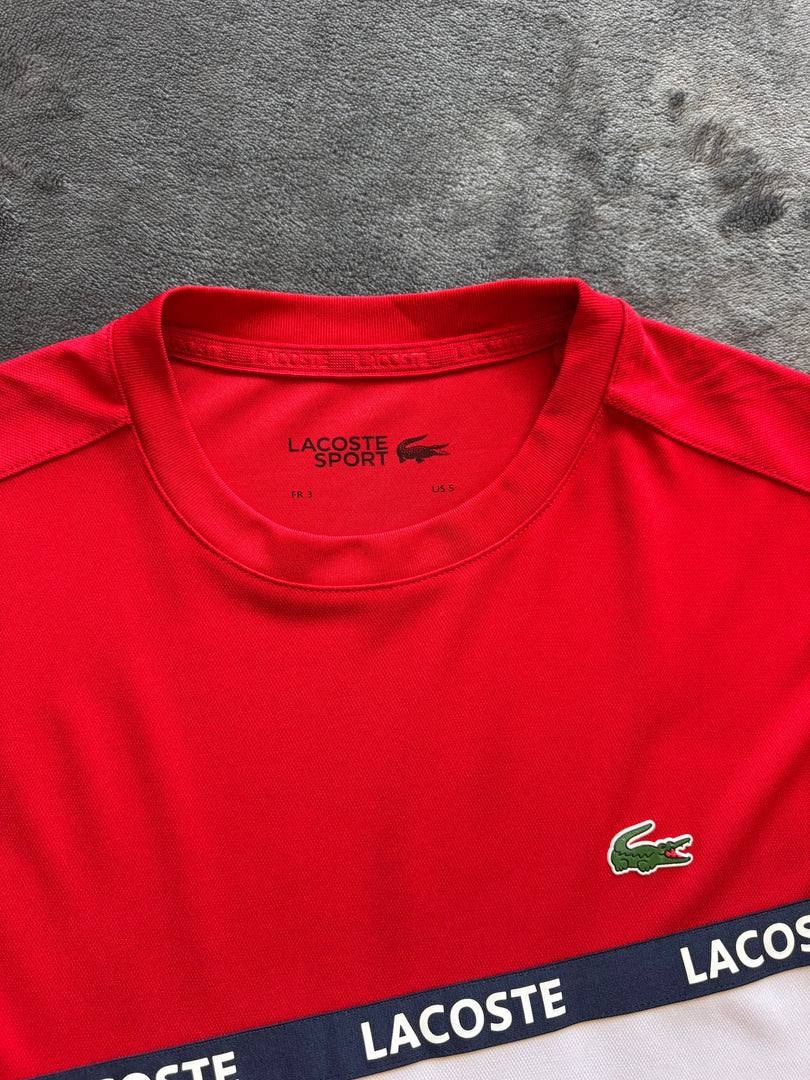(ЗАБЕЛЕЖКИ) (S) Lacoste Sport мъжка тениска  (незабелижимо петно)