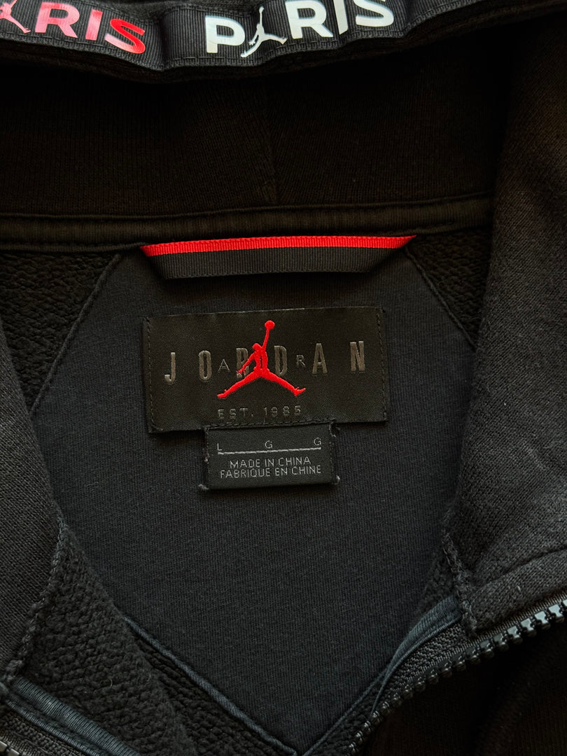 (L) Jordan x PSG мъжки суичър (леко избелаване качулка)