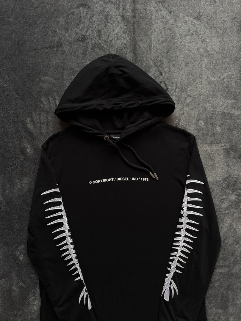 (S) Diesel мъжки тънък суичър бродерия