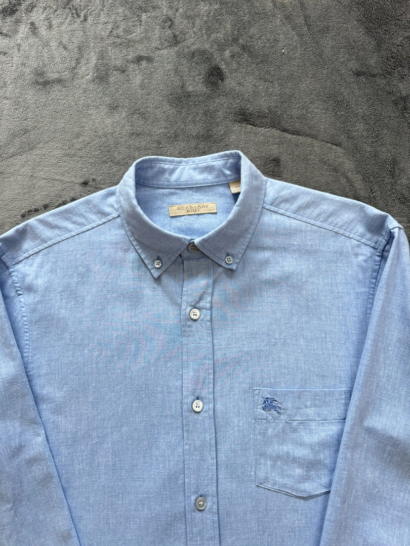 (XS) Burbеrry Brit Cotton/Linen Shirt