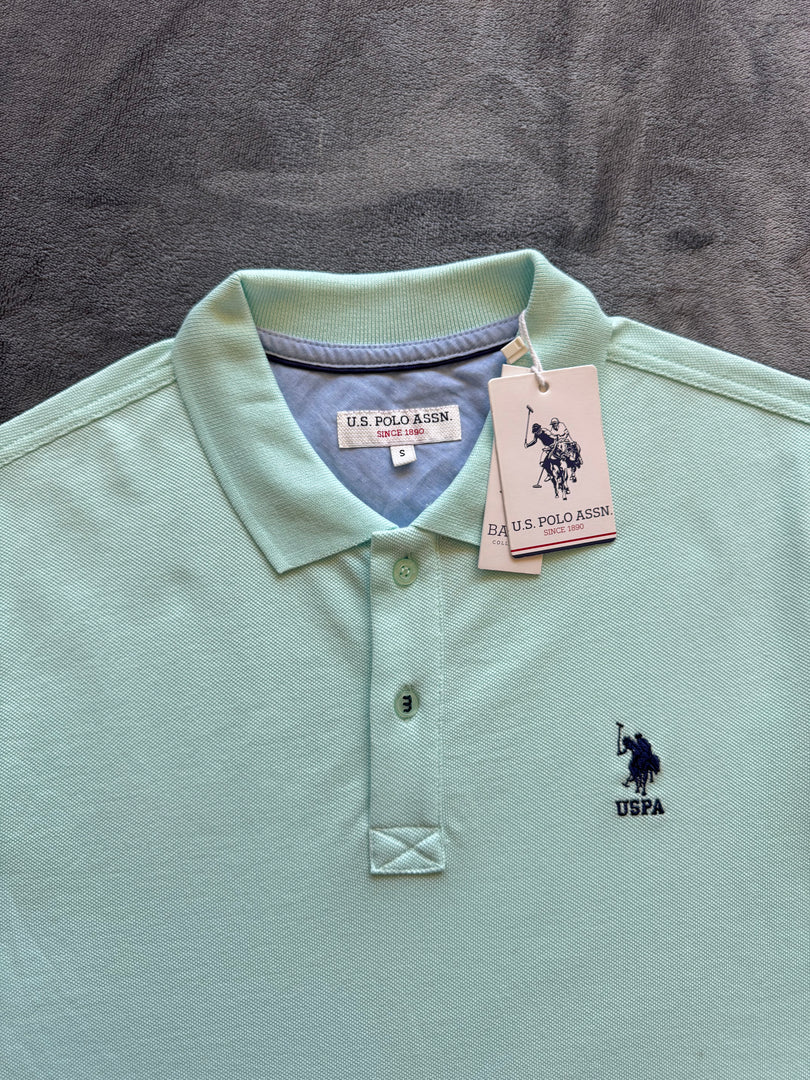 (НОВО) (S) U.S Polo Assn. мъжка поло тениска (НЯМА ЗАБЕЛЕЖКИ)