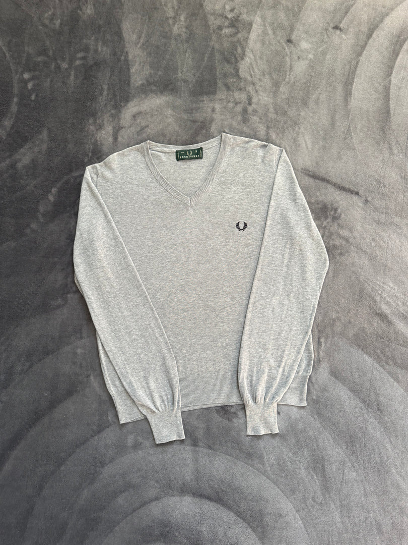 (S) Fred Perry Cotton Sweater