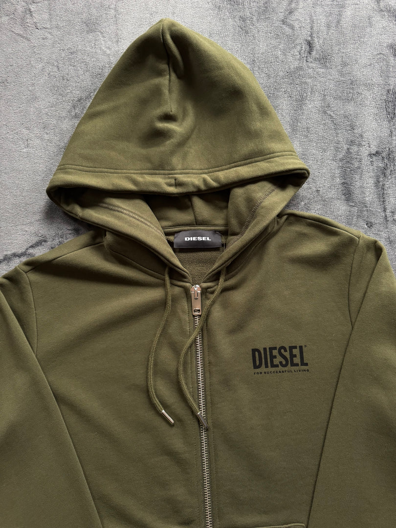 (L) DIESEL Only The Brave Zip Up Hoodie (по етикет М но отговаря на L)