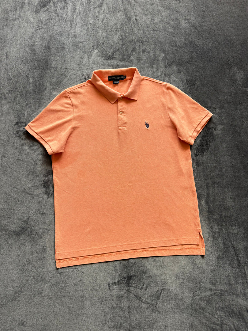 (ЗАБЕЛЕЖКА) (L) U.S Polo Assn. мъжка поло тениска (ПЕТНО)