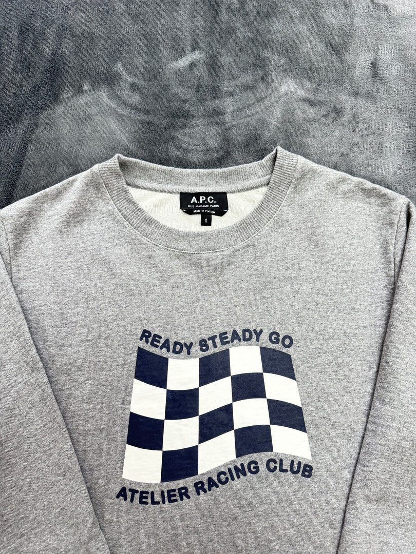 (S) A.P.C Ready Steady Go Crewneck