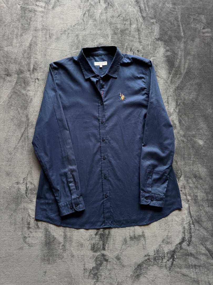 (ЗАБЕЛЕЖКИ) (ДАМСКО) (L) U.S Polo Assn. дамска риза (sun fading забележка)