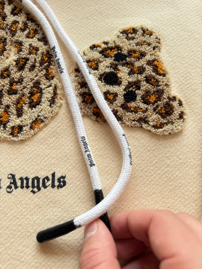 (ДАМСКО) (M) Palm Angels Leopard Bear дамски суичър (забележка изрязани вътрешни етикети)