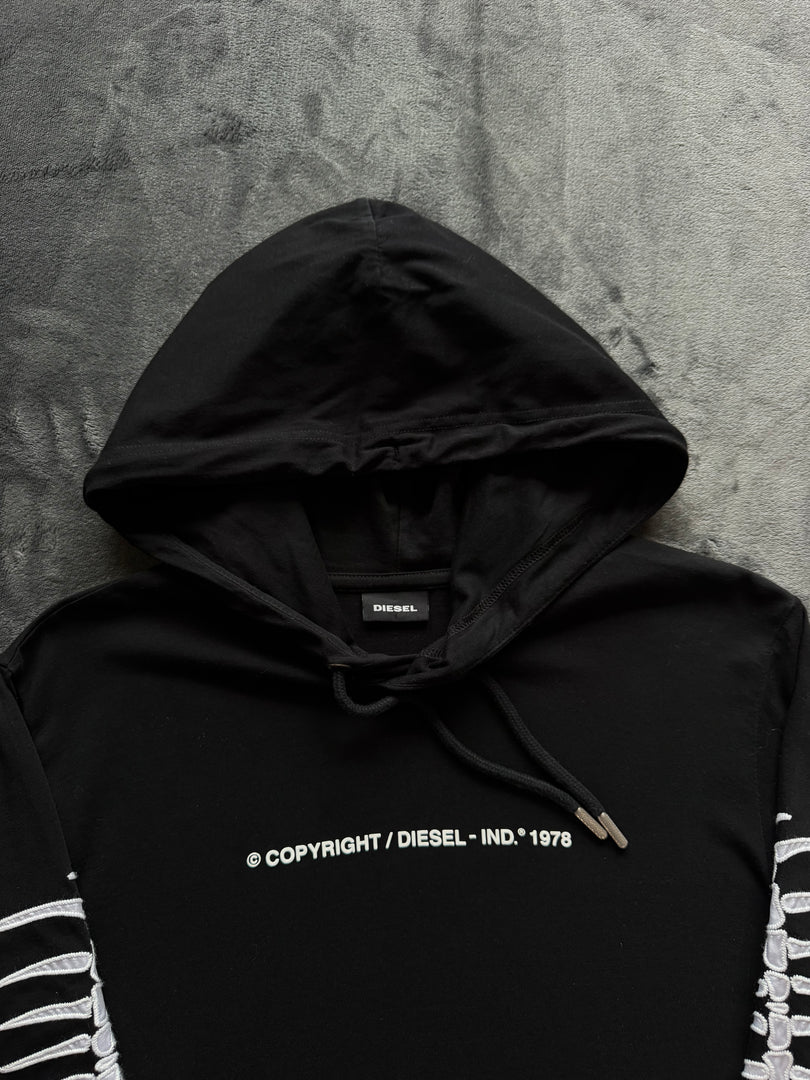 (S) Diesel мъжки тънък суичър бродерия