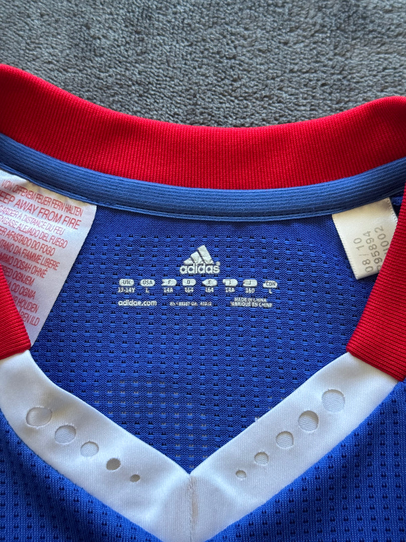 (S) Adidas x Drogba Chelsea T-shirt (По етикет детско 164см, но отговаря на мъжко S)