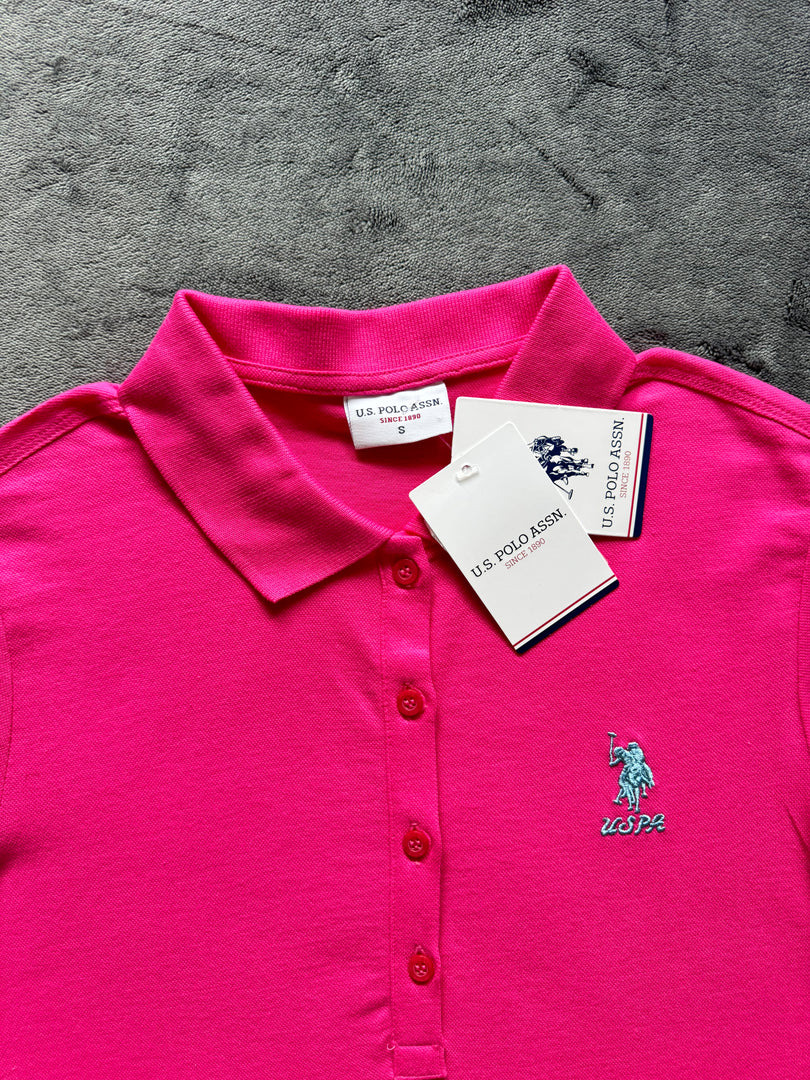 (S) (ДАМСКО) U.S Polo Assn. USPA Polo Shirt