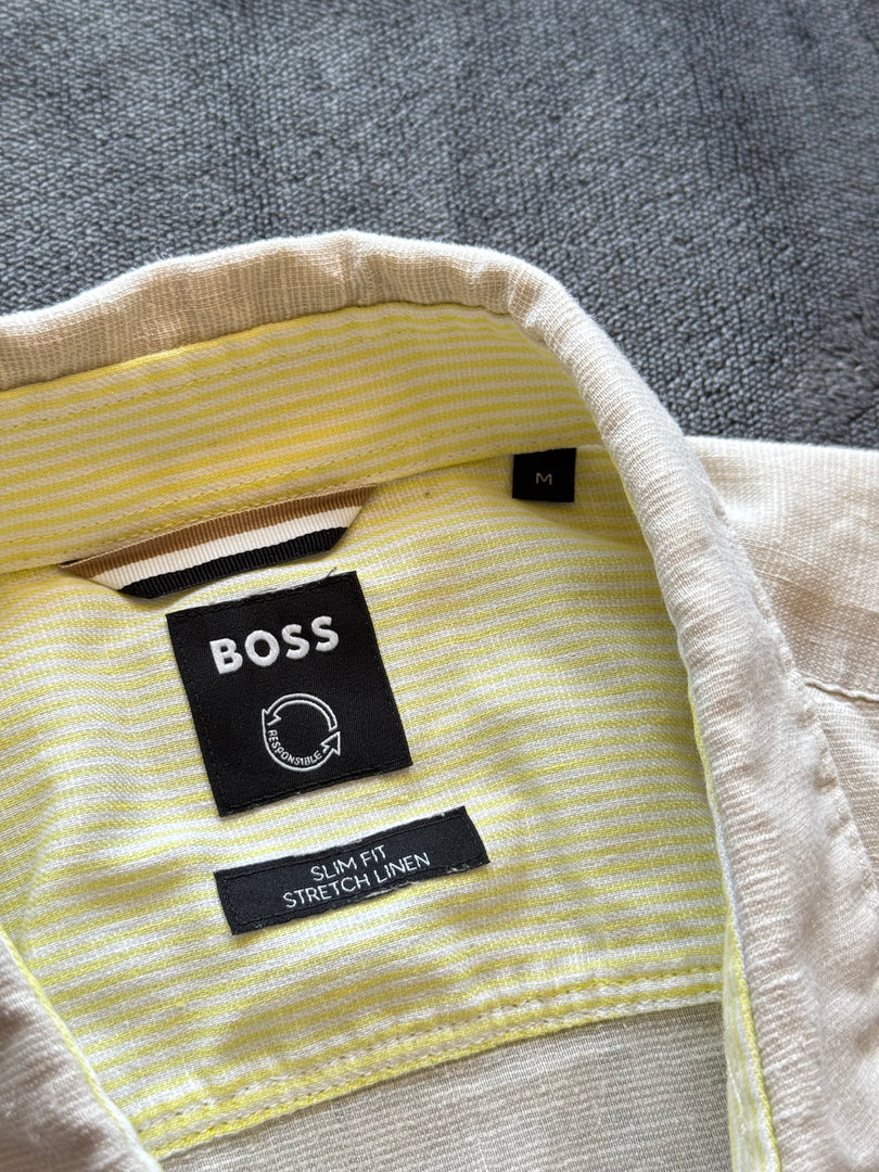 (ЛЕН) (M) Hugo Boss мъжка ленена риза