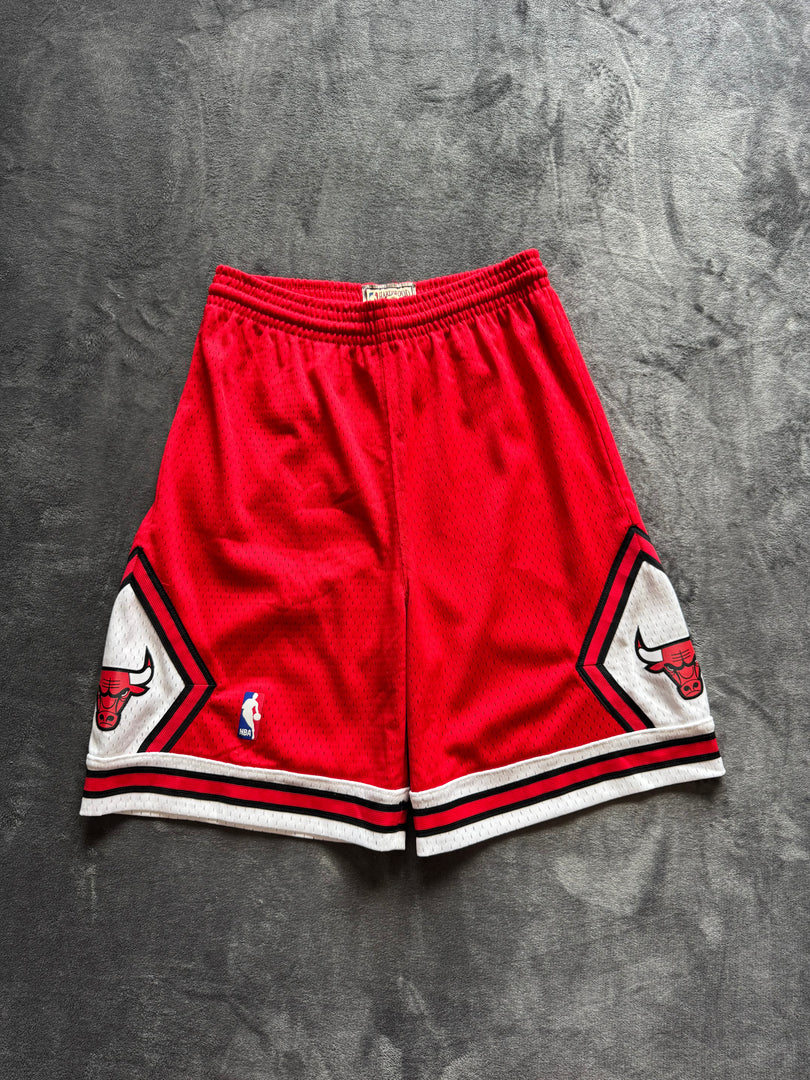 (M) Mitchell & Ness Chicago Bulls мъжки шорти (отговарят на мъжки М размер)