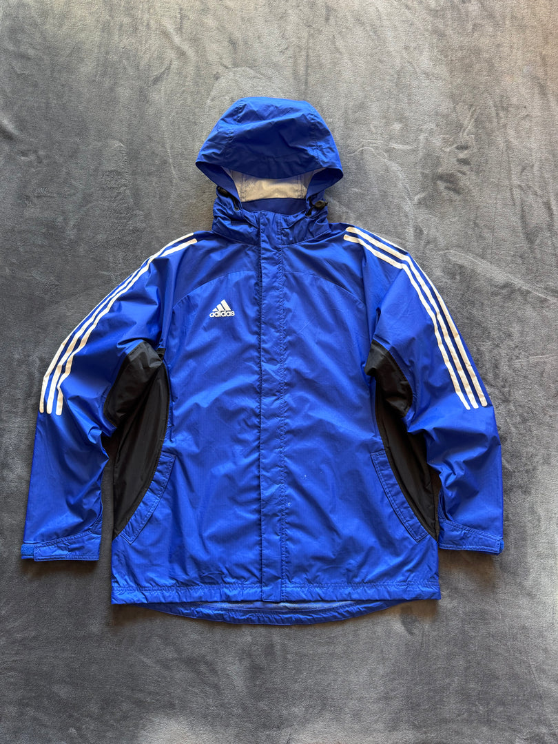(L) Adidas мъжка ветровка (развалена мембрана петно)