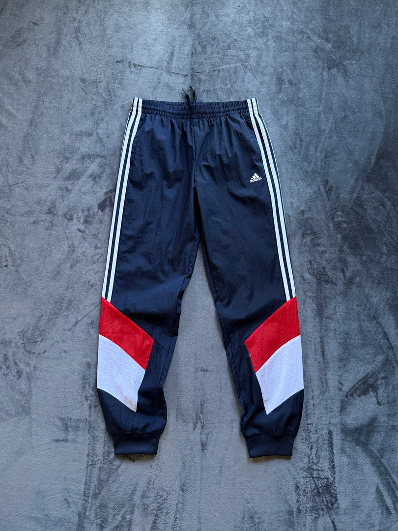 (S) Adidas шушлеково долнище (По етикет детско 176см, но отговарят на мъжко S)