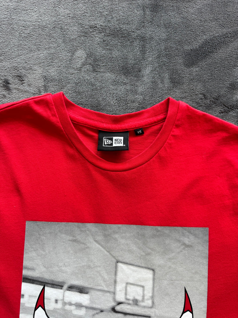 (XS) New Era Chicago Bulls мъжка тениска