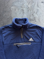 (ВИНТИДЖ) (XL) Adidas Sherpa мъжко поларено горнище