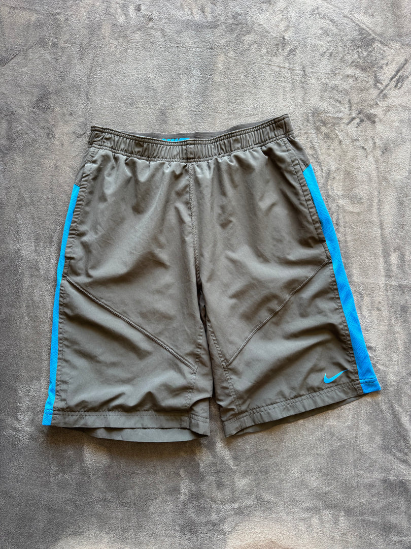 (ЗАБЕЛЕЖКИ) (S) Nike Dri Fit мъжки шорти (протрито) (липсват връзки)