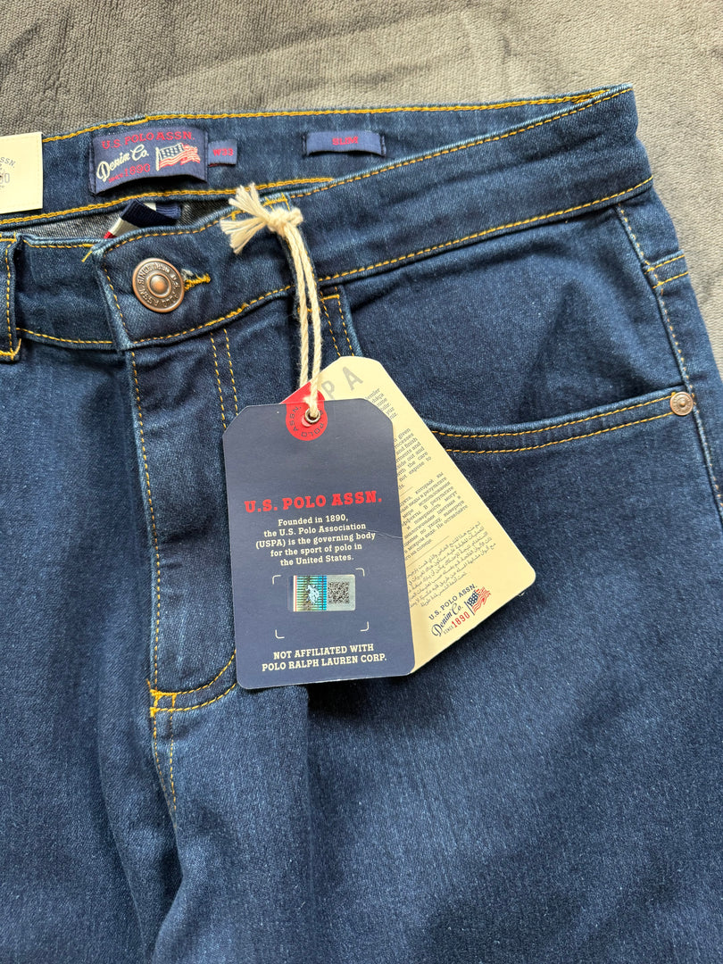 (M) U.S Polo Assn. USPA Slim Fit Denim Jeans