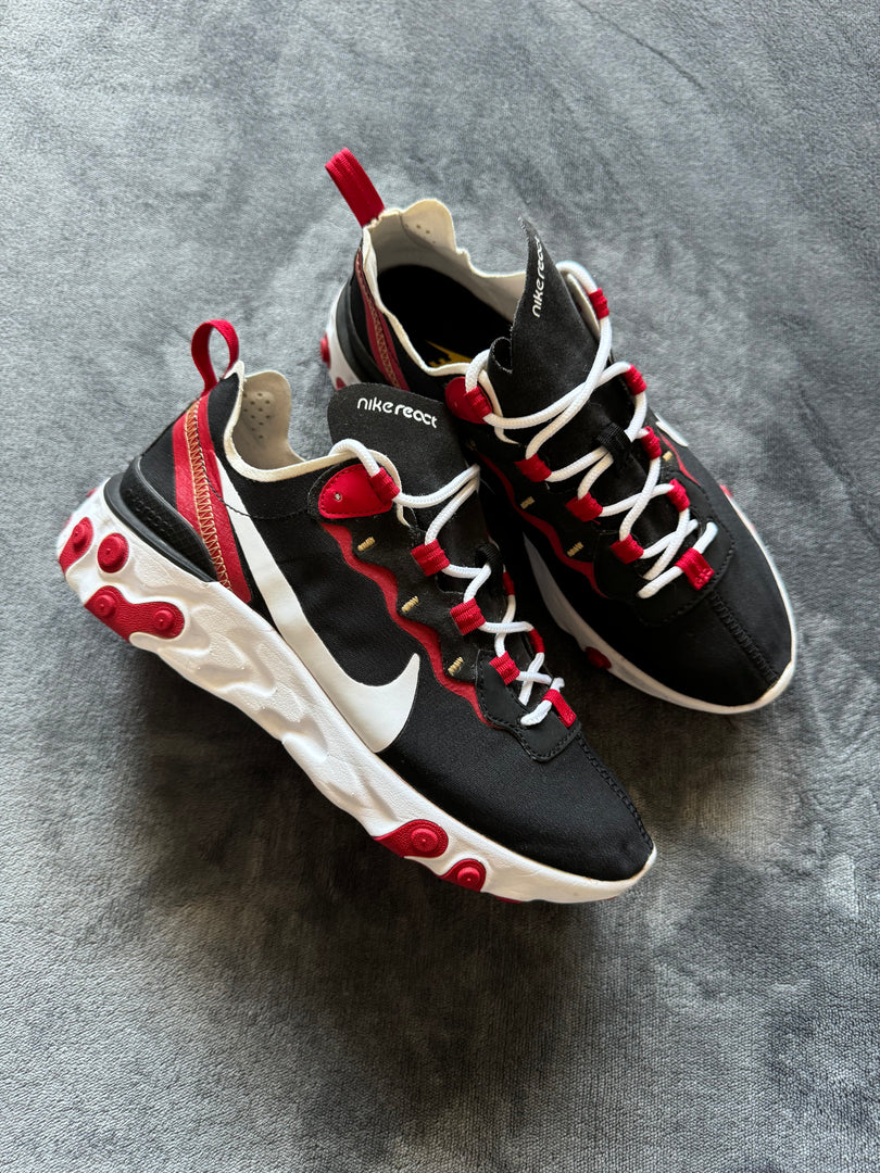 (38) Nike React Element 55 Gym Red Shoes