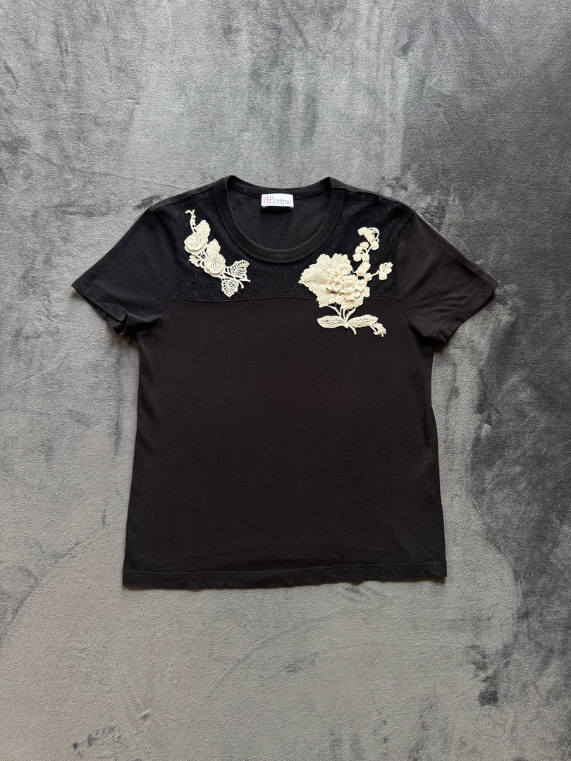 (ДАМСКО) (M) Red Valentino T-Shirt (забележки на последни две снимки!