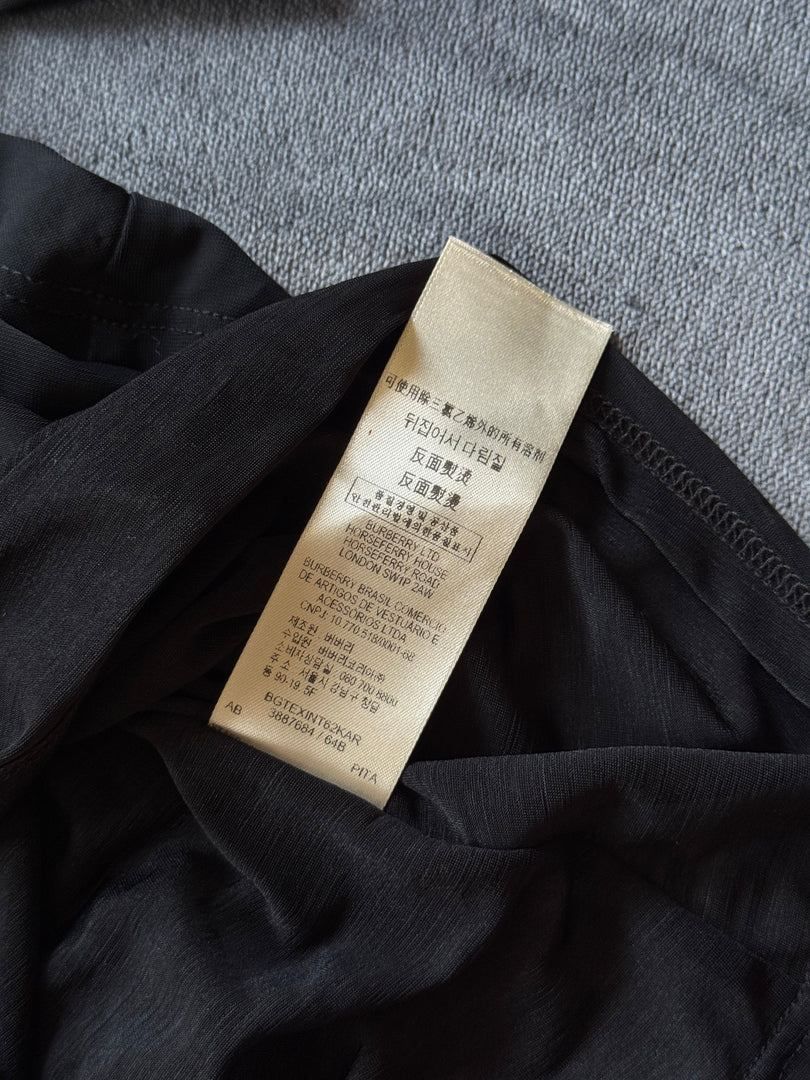 (ДАМСКО) (M) Burberry Black Ruched Pencil Top