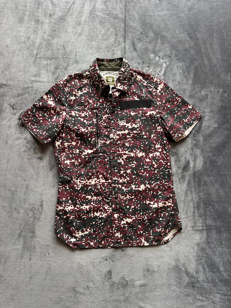 (L) G-Star RAW мъжка камо риза (вталена кройка ще стане и за М ка)