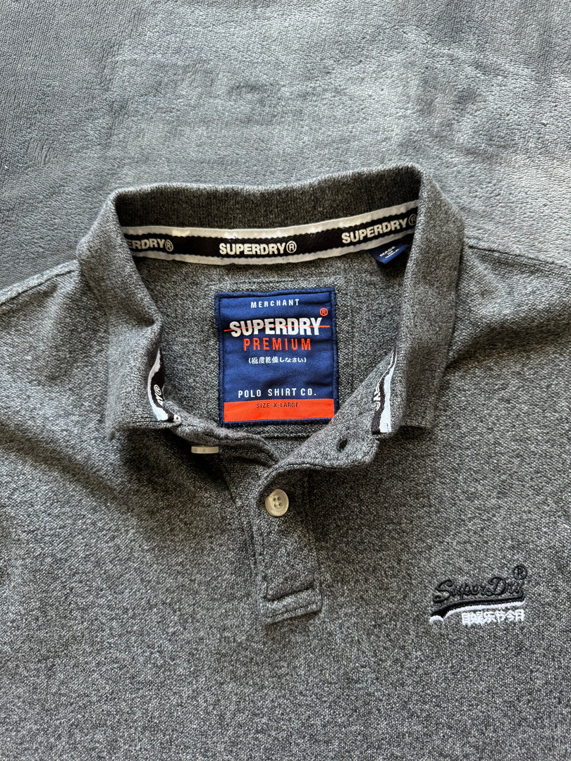 (L) Superdry Premium Japan Polo Shirt