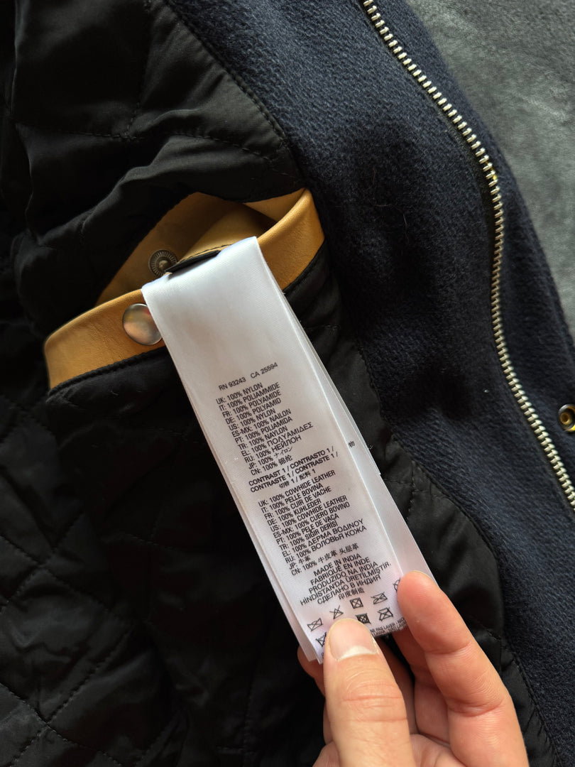 (M) Diesel мъжко колежанско яке от вълна и ест.кожа