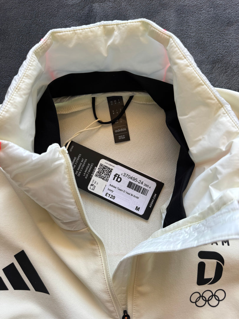 (НОВО) (M) Adidas Primaloft Team Germany мъжки елек
