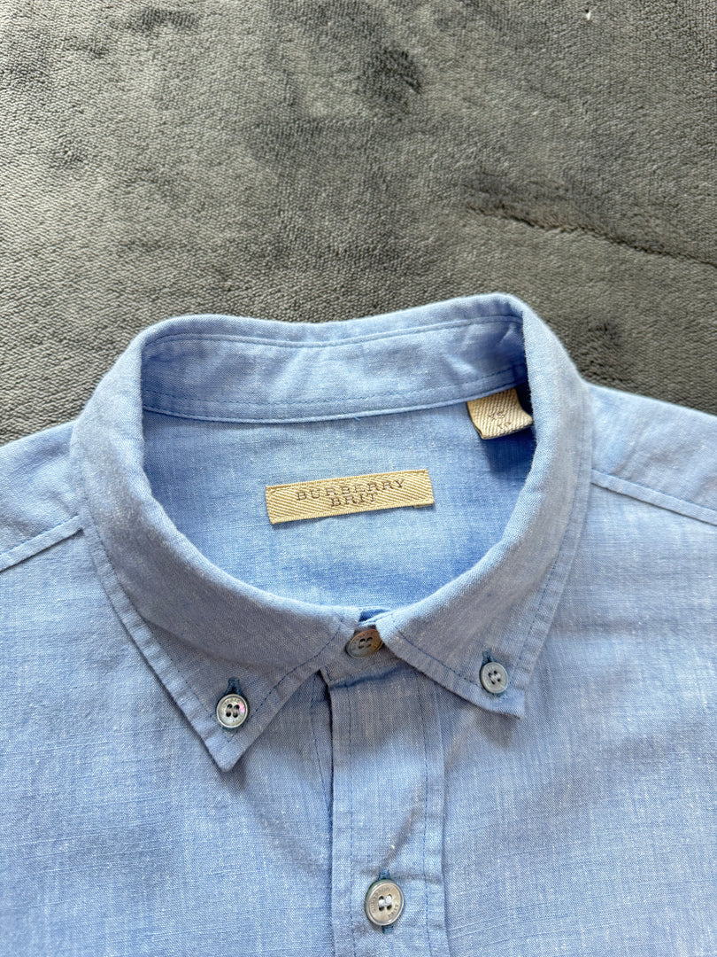 (XS) Burbеrry Brit Cotton/Linen Shirt