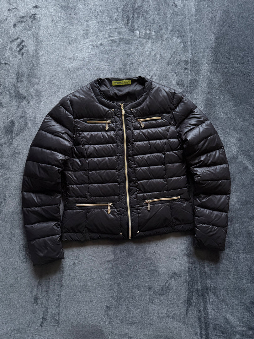 (ДАМСКО) (M) Versace Jeans дамско яке с пълнеж от гъши пух (липсва коланът за кръста)